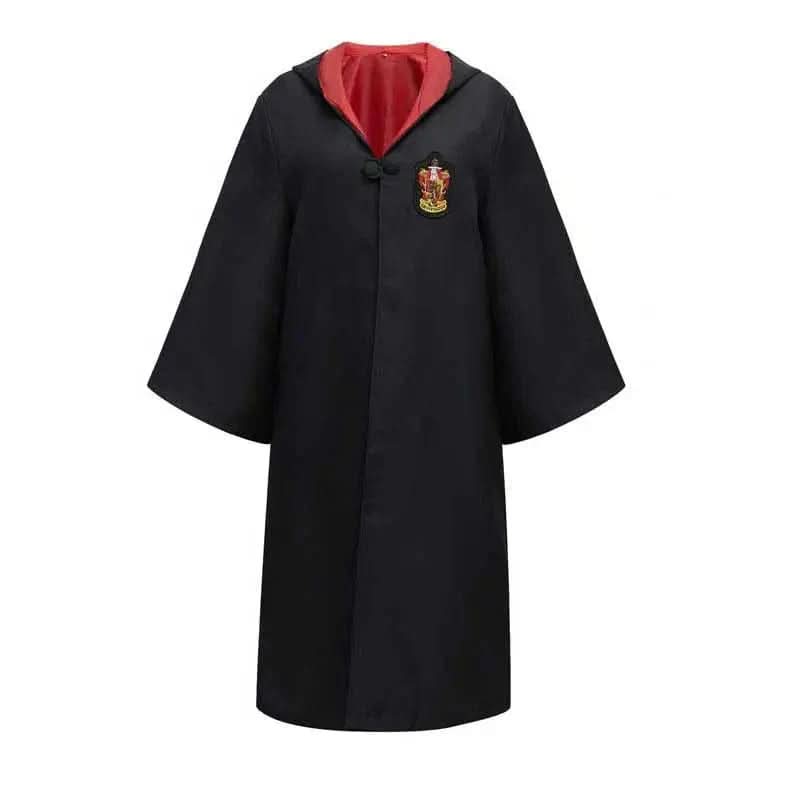 Wizard Costume with Robe, Wand, Scarf, Tie & Glasses – Wizard School Halloween Costume for Kids & Adults - Nalani - Fashion Clothing and Decor