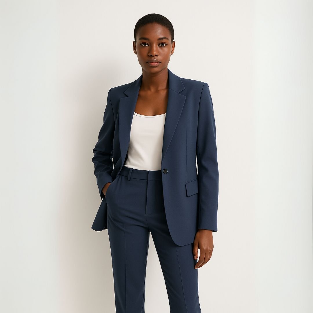 Women Blazer And Pants Suit Set For Work Office Two Piece - Nalani - UK Fashion Clothing and Decor
