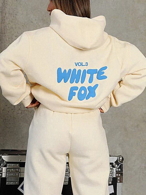 Women Cotton Blend Tracksuit Loose Fit Comfort Casual Wear - Nalani - UK Fashion Clothing and Decor