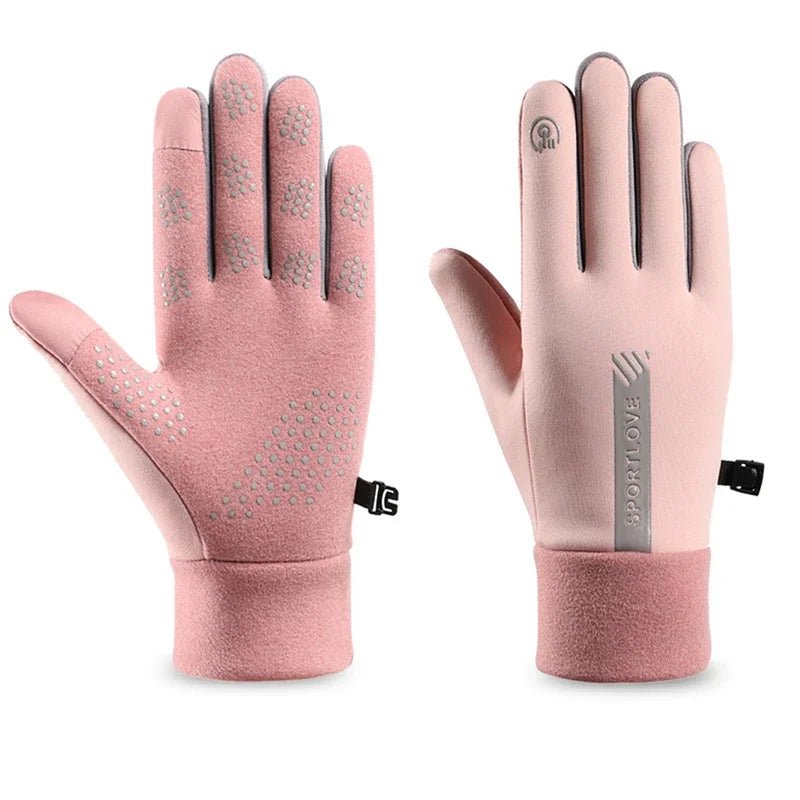 Women Fleece Winter Cycling Gloves For Warm Windproof Grip - Nalani - UK Fashion Clothing and Decor