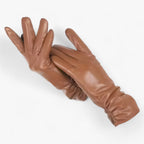Women Sheepskin Leather Winter Gloves Elegant Warmth - Nalani - UK Fashion Clothing and Decor