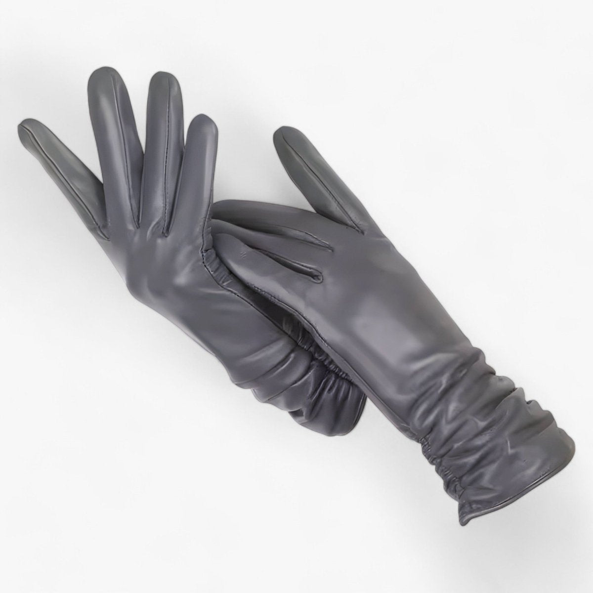 Women Sheepskin Leather Winter Gloves Elegant Warmth - Nalani - UK Fashion Clothing and Decor