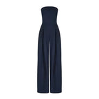 Women Strapless Jumpsuit With Waist Sculpting Corset For Elegant Slim Fit - Nalani - UK and AUS Fashion Clothing and Decor