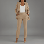 Womens 2 - Piece Blazer and Trousers Suit for Professional Officewear - Nalani - UK Fashion Clothing and Decor