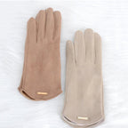 Womens Autumn Winter Touchscreen Thin Cashmere Gloves - Nalani - UK Fashion Clothing and Decor