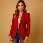 Women's Blazer | Tailored Cut & Fitted Silhouette - Nalani - Fashion Clothing and Decor