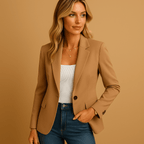 Women's Blazer | Tailored Cut & Fitted Silhouette - Nalani - Fashion Clothing and Decor