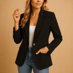 Women's Blazer | Tailored Cut & Fitted Silhouette - Nalani - Fashion Clothing and Decor