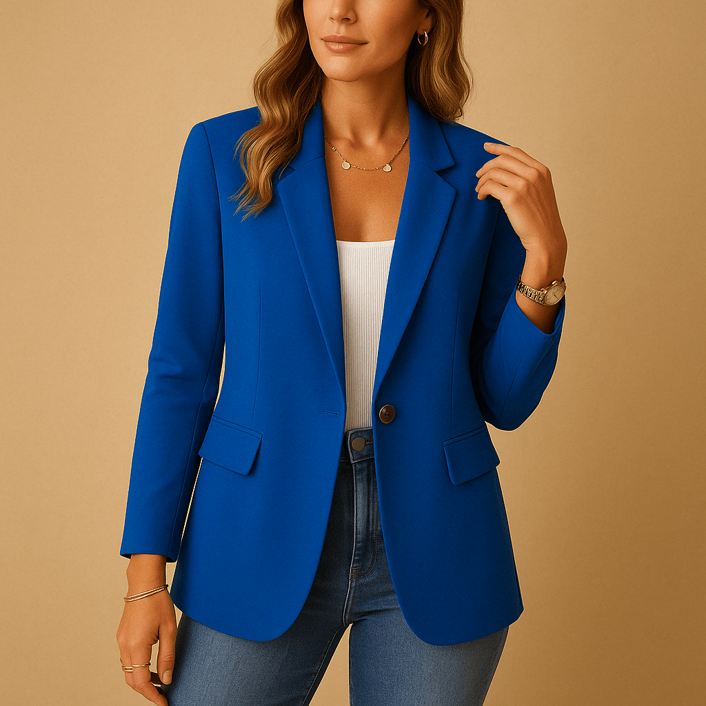 Women's Blazer | Tailored Cut & Fitted Silhouette - Nalani - Fashion Clothing and Decor