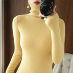 Womens Casual Turtleneck Pullover Knit Sweater For Layering - Nalani - UK Fashion Clothing and Decor