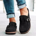 Women's Classic Slip - On Loafers | Buckle - Nalani - Fashion Clothing and Decor