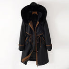 Women's cozy lined parka with hood - Nalani - UK Fashion Clothing and Decor