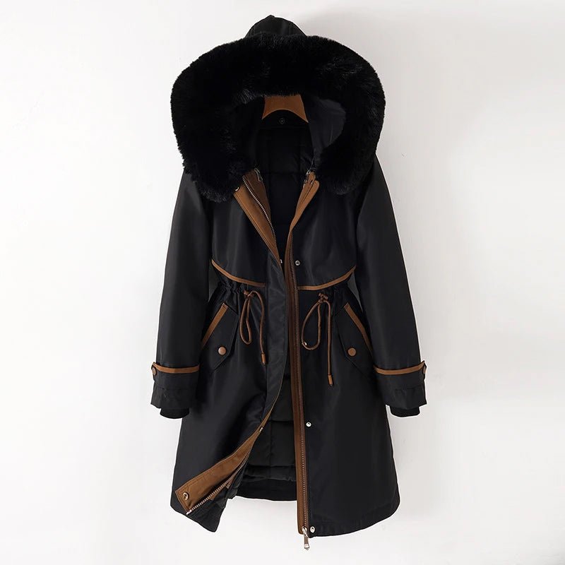 Women's cozy lined parka with hood - Nalani - UK Fashion Clothing and Decor