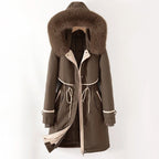 Women's cozy lined parka with hood - Nalani - UK Fashion Clothing and Decor
