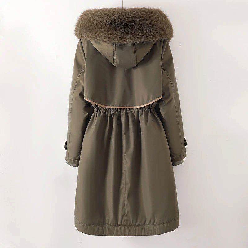 Women's cozy lined parka with hood - Nalani - UK Fashion Clothing and Decor