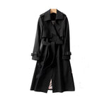 Women's Double Button Trench Coat - Classic Outerwear - Nalani - UK Fashion Clothing and Decor