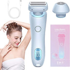 Women's Electric Shaver with 3 High-Speed Blades and 3D Floating Foil – Cordless Razor for Legs, Underarms & Bikini, Waterproof – Nivora - Nalani - Fashion Clothing and Decor