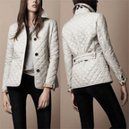 Women's lightweight quilted button closure coat - Nalani - UK Fashion Clothing and Decor