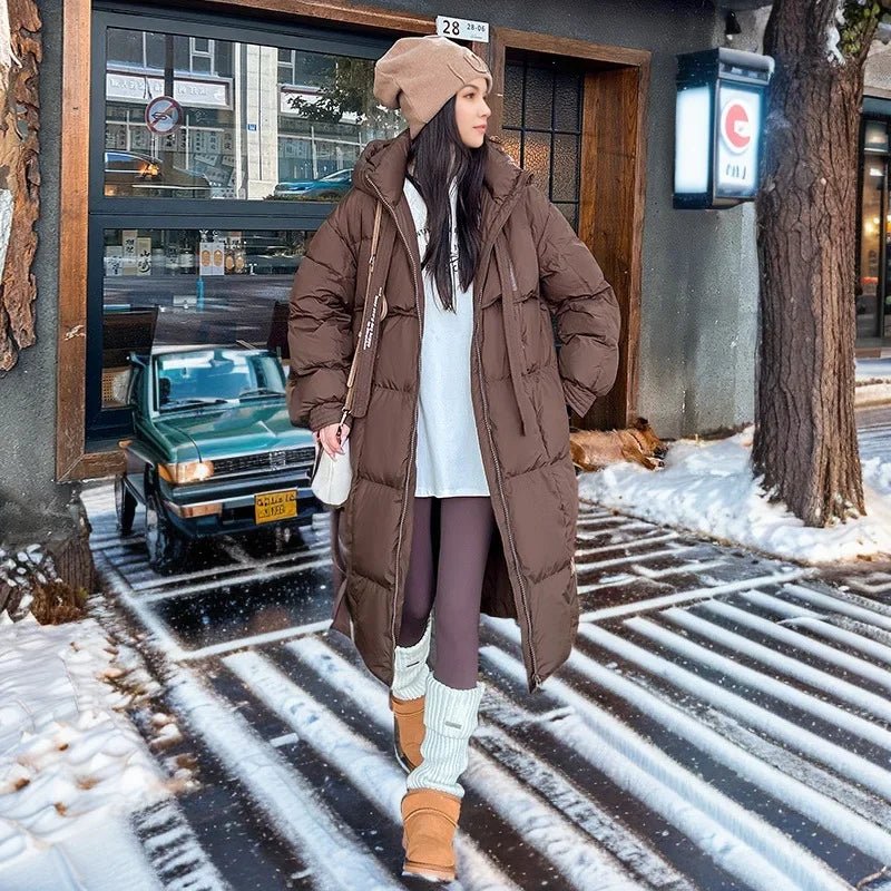 Women's long hooded parka jacket - Nalani - UK Fashion Clothing and Decor