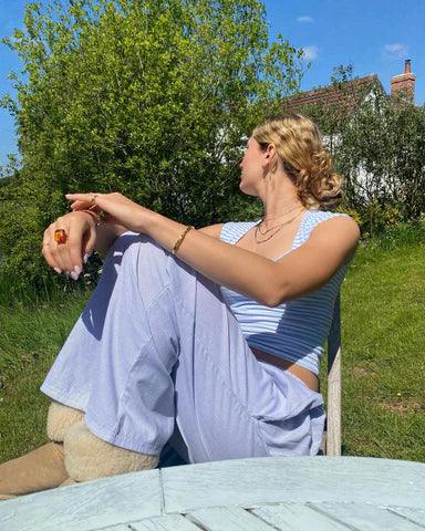 Women's Lounge Yoga Trousers Nalani - Relaxed Fit - Elastic Waistband - Soft & Lightweight - Nalani - UK Fashion Clothing and Decor