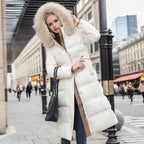 Women's luxurious long casual parka coat - Nalani - UK Fashion Clothing and Decor