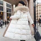 Women's luxurious long casual parka coat - Nalani - UK Fashion Clothing and Decor