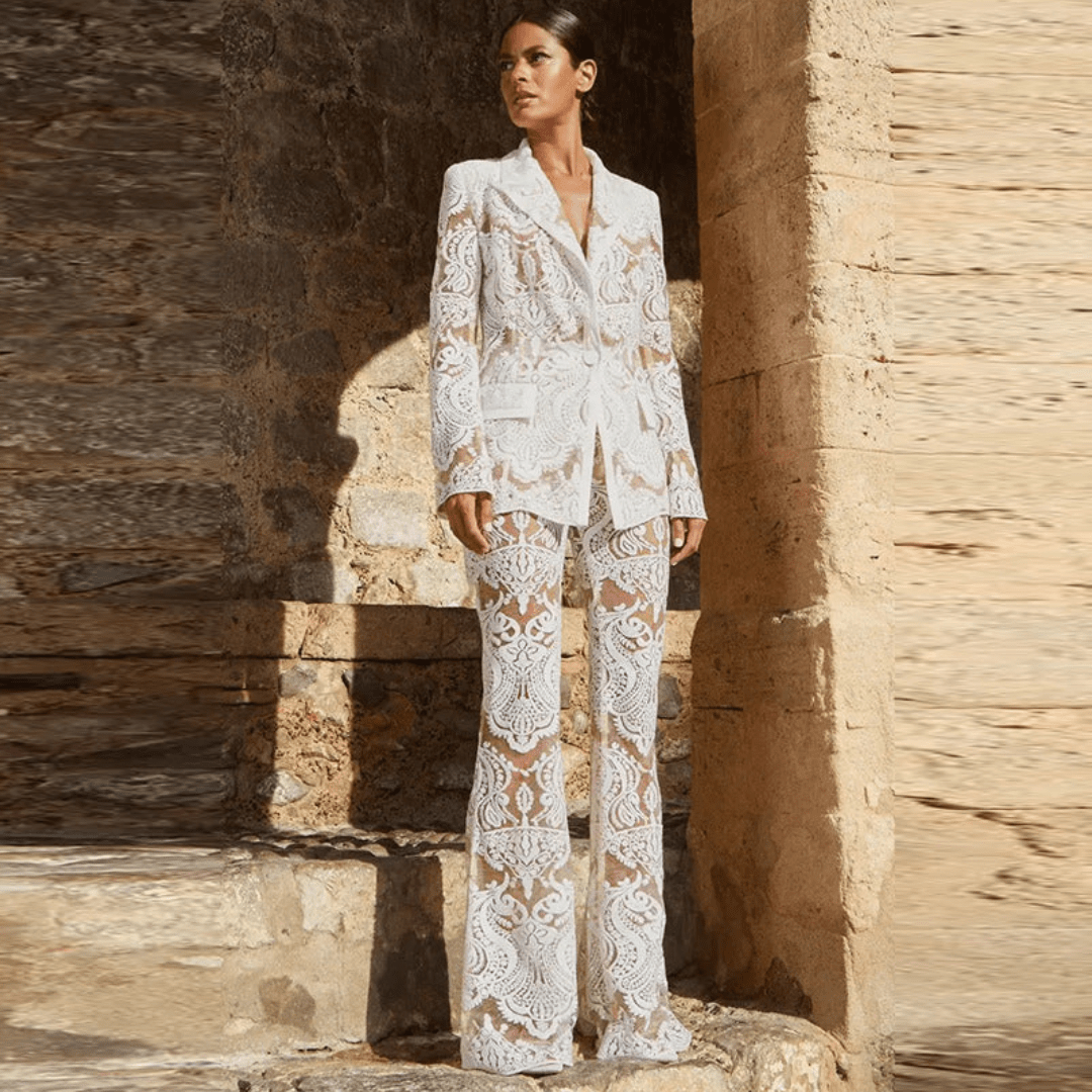 Women's Modern Two - Piece Set | Stylish Suit - Nalani - Fashion Clothing and Decor