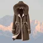 Women’s Parka Winter Jacket – Quilted Lining – Faux Fur Hood – Adjustable Waist – Zip Closure - Nalani - UK Fashion Clothing and Decor