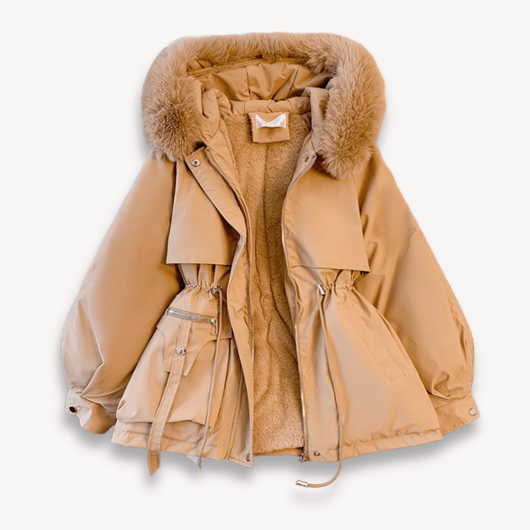 Women’s Parka Winter Jacket – Water - Resistant – Faux Fur Lining – Hood – Adjustable Fit - Nalani - UK Fashion Clothing and Decor