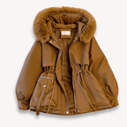 Women’s Parka Winter Jacket – Water - Resistant – Faux Fur Lining – Hood – Adjustable Fit - Nalani - UK Fashion Clothing and Decor