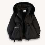 Women’s Parka Winter Jacket – Water - Resistant – Faux Fur Lining – Hood – Adjustable Fit - Nalani - UK Fashion Clothing and Decor