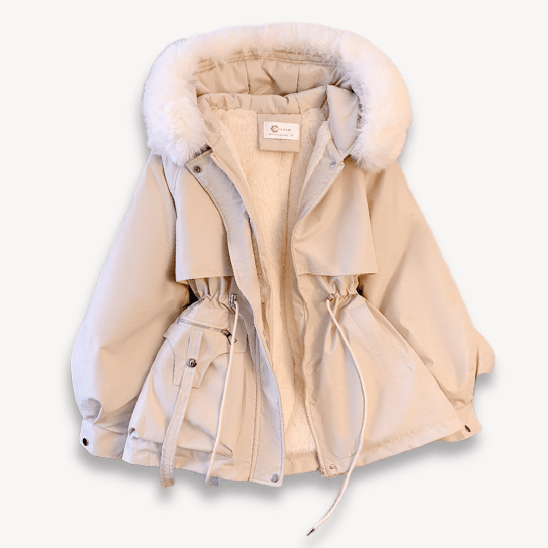 Women’s Parka Winter Jacket – Water - Resistant – Faux Fur Lining – Hood – Adjustable Fit - Nalani - UK Fashion Clothing and Decor