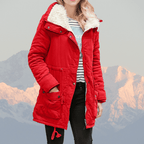 Women’s Parka Winter Jacket – Water - Resistant – Plush Lined – Hooded – Adjustable Waist – Mid - Length - Nalani - UK Fashion Clothing and Decor