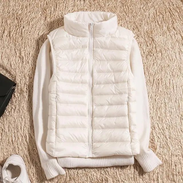 Womens Puffer Vest Lightweight Quilted Insulation Sleeveless - Nalani - UK Fashion Clothing and Decor