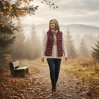 Womens Puffer Vest Lightweight Quilted Insulation Sleeveless - Nalani - UK Fashion Clothing and Decor
