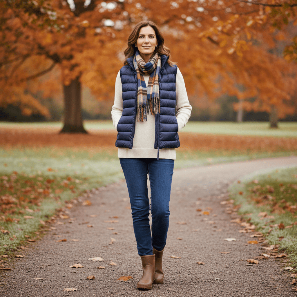 Womens Puffer Vest Lightweight Quilted Insulation Sleeveless - Nalani - UK Fashion Clothing and Decor