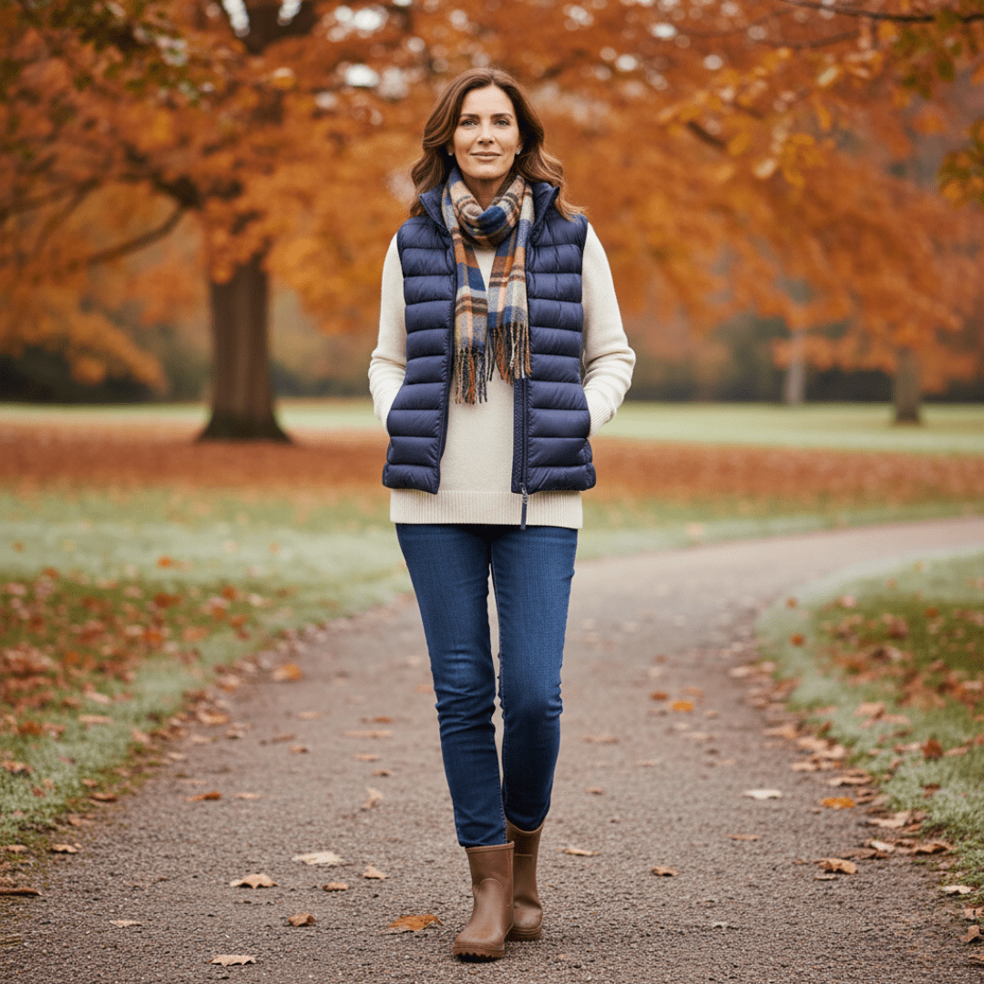 Womens Puffer Vest Lightweight Quilted Insulation Sleeveless - Nalani - UK Fashion Clothing and Decor