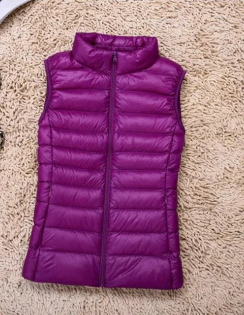 Womens Puffer Vest Lightweight Quilted Insulation Sleeveless - Nalani - UK Fashion Clothing and Decor