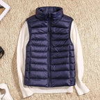 Womens Puffer Vest Lightweight Quilted Insulation Sleeveless - Nalani - UK Fashion Clothing and Decor