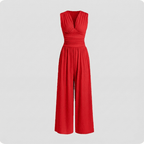 Womens Sleeveless Jumpsuit Flattering Fit For Effortless Elegance - Nalani - UK and AUS Fashion Clothing and Decor