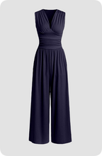 Womens Sleeveless Jumpsuit Flattering Fit For Effortless Elegance - Nalani - UK and AUS Fashion Clothing and Decor