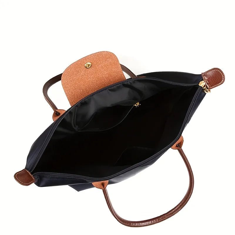 Women's Structured Shoulder Bag With Organised Interior For Daily Use - Nalani - Fashion Clothing and Decor