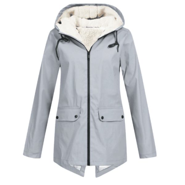 Women’s Trench Coat – Waterproof – Fleece Lined – Hooded – Tailored Fit – Mid Length - Nalani - UK Fashion Clothing and Decor