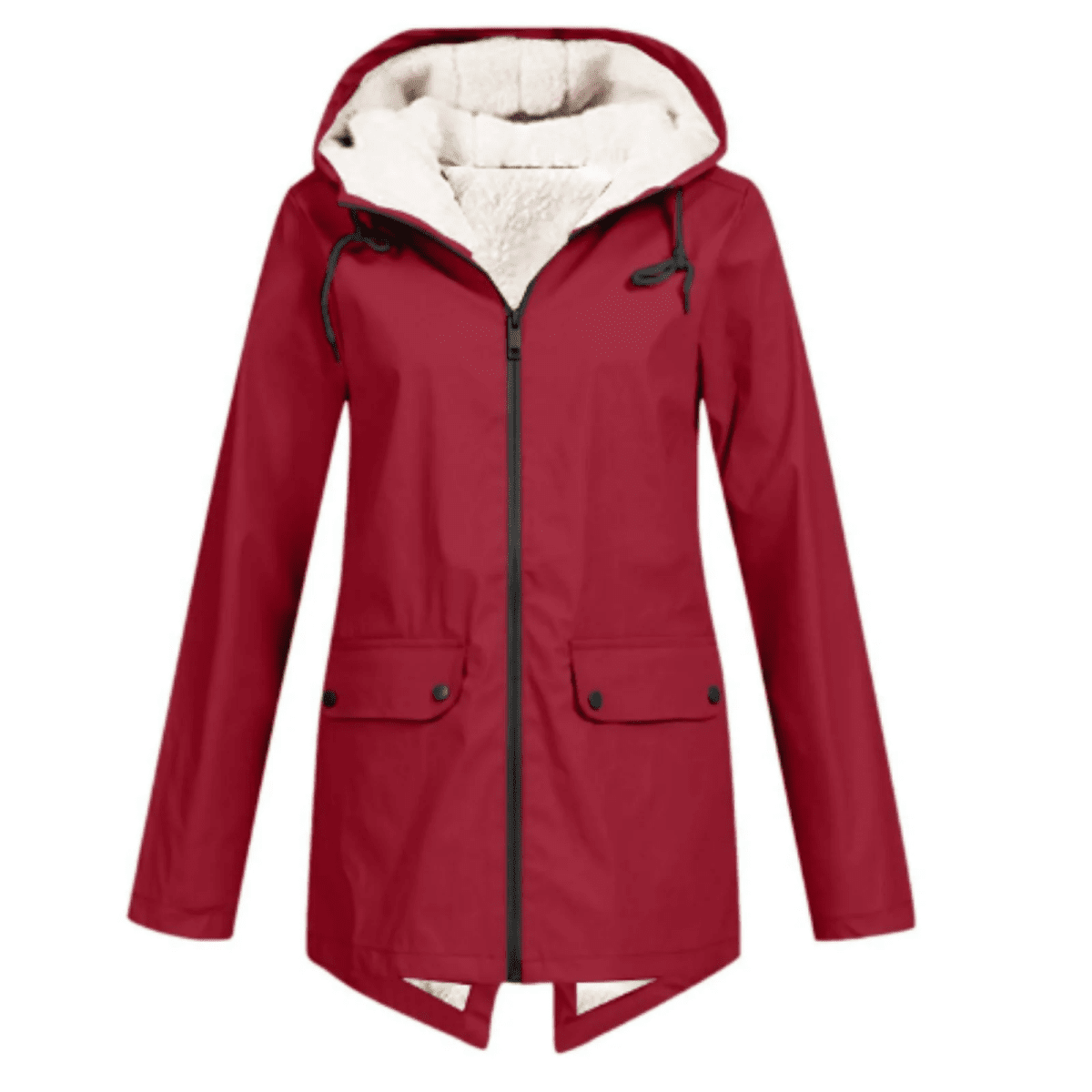 Women’s Trench Coat – Waterproof – Fleece Lined – Hooded – Tailored Fit – Mid Length - Nalani - UK Fashion Clothing and Decor