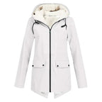 Women’s Trench Coat – Waterproof – Fleece Lined – Hooded – Tailored Fit – Mid Length - Nalani - UK Fashion Clothing and Decor