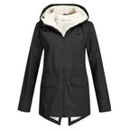 Women’s Trench Coat – Waterproof – Fleece Lined – Hooded – Tailored Fit – Mid Length - Nalani - UK Fashion Clothing and Decor