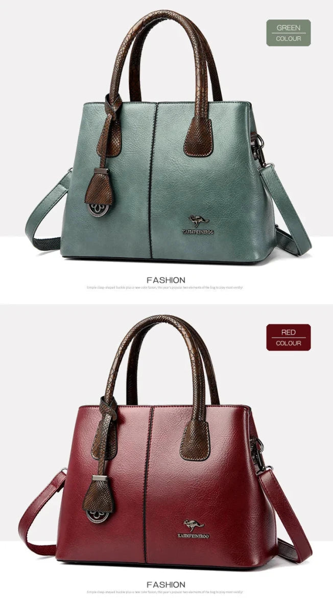 Womens Vegan Leather Bag Elegant Tote For Everyday Use - Nalani - UK Fashion Clothing and Decor