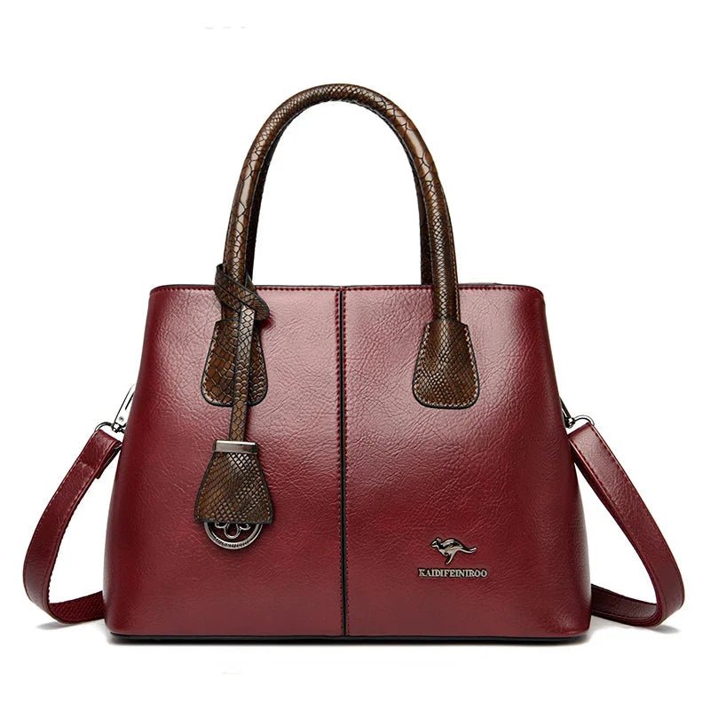 Womens Vegan Leather Bag Elegant Tote For Everyday Use - Nalani - UK Fashion Clothing and Decor