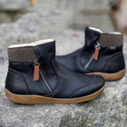 Women's Water-Repellent Ankle Boots – Booties with Side Zip & Non-Slip Tread, 5 Colors, EU 34–44 – Luna - Nalani - Fashion Clothing and Decor