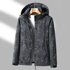 Women’s Waterproof Jacket – Lightweight Wind - Resistant – Adjustable Hood – Zip Pockets - Nalani - UK Fashion Clothing and Decor